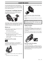 Preview for 35 page of Jonsered CS 2156 Operator'S Manual