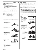 Preview for 20 page of Jonsered CS 2159 Operator'S Manual