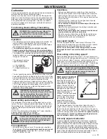 Предварительный просмотр 29 страницы Jonsered CS 2159 Operator'S Manual