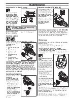 Предварительный просмотр 32 страницы Jonsered CS 2159 Operator'S Manual