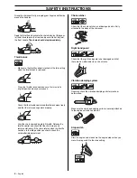 Предварительный просмотр 8 страницы Jonsered CS 2163 Operator'S Manual