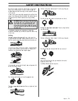 Предварительный просмотр 19 страницы Jonsered CS 2163 Operator'S Manual