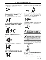 Предварительный просмотр 21 страницы Jonsered CS 2163 Operator'S Manual