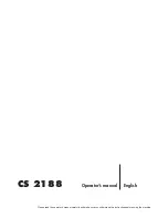 Jonsered CS 2165 Operator'S Manual preview