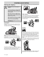 Preview for 20 page of Jonsered CS 2165 Operator'S Manual