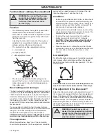 Preview for 32 page of Jonsered CS 2165 Operator'S Manual