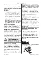 Preview for 120 page of Jonsered CS 2166 Operator'S Manual