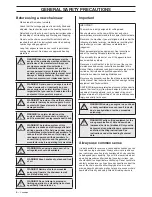 Preview for 6 page of Jonsered CS 2186 Operator'S Manual