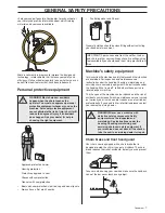 Preview for 7 page of Jonsered CS 2186 Operator'S Manual