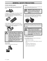 Preview for 10 page of Jonsered CS 2186 Operator'S Manual