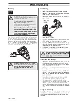 Preview for 18 page of Jonsered CS 2186 Operator'S Manual