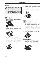 Preview for 72 page of Jonsered CS 2186 Operator'S Manual