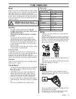 Предварительный просмотр 19 страницы Jonsered CS 2188 Operator'S Manual