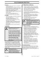 Предварительный просмотр 74 страницы Jonsered CS 2234S Operator'S Manual