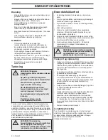 Предварительный просмотр 94 страницы Jonsered CS 2234S Operator'S Manual