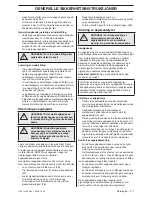 Предварительный просмотр 111 страницы Jonsered CS 2234S Operator'S Manual