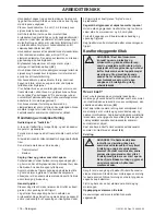 Предварительный просмотр 118 страницы Jonsered CS 2234S Operator'S Manual