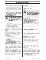 Предварительный просмотр 218 страницы Jonsered CS 2234S Operator'S Manual