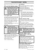 Предварительный просмотр 220 страницы Jonsered CS 2234S Operator'S Manual