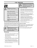 Предварительный просмотр 19 страницы Jonsered CS 2240 II Operator'S Manual