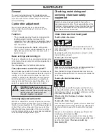 Предварительный просмотр 25 страницы Jonsered CS 2240 II Operator'S Manual