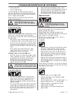 Предварительный просмотр 117 страницы Jonsered CS 2240 II Operator'S Manual