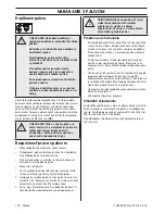 Предварительный просмотр 122 страницы Jonsered CS 2240 II Operator'S Manual