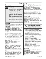 Предварительный просмотр 123 страницы Jonsered CS 2240 II Operator'S Manual