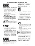 Предварительный просмотр 192 страницы Jonsered CS 2240 II Operator'S Manual