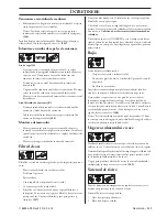 Предварительный просмотр 323 страницы Jonsered CS 2240 II Operator'S Manual