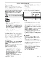 Предварительный просмотр 341 страницы Jonsered CS 2240 II Operator'S Manual