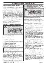 Preview for 11 page of Jonsered CS 2240 Operator'S Manual