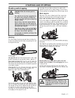 Preview for 21 page of Jonsered CS 2245 Operator'S Manual