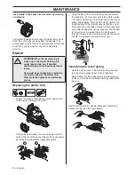 Preview for 34 page of Jonsered CS 2245 Operator'S Manual