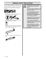 Preview for 16 page of Jonsered CS 2252 Operator'S Manual