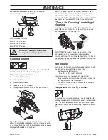 Предварительный просмотр 38 страницы Jonsered CS 2255 Operator'S Manual