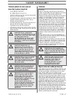 Preview for 67 page of Jonsered CS2234 Operator'S Manual