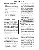 Preview for 198 page of Jonsered CS2234 Operator'S Manual