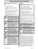 Preview for 209 page of Jonsered CS2234 Operator'S Manual