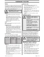 Preview for 215 page of Jonsered CS2234 Operator'S Manual