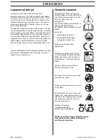 Preview for 284 page of Jonsered CS2234 Operator'S Manual