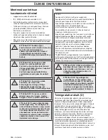 Preview for 286 page of Jonsered CS2234 Operator'S Manual