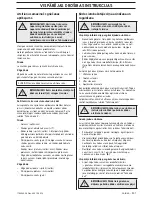 Preview for 307 page of Jonsered CS2234 Operator'S Manual