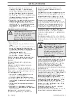 Preview for 396 page of Jonsered CS2234 Operator'S Manual