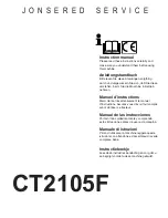 Jonsered CT2105F Instruction Manual preview