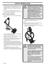 Preview for 8 page of Jonsered DT600 Operator'S Manual