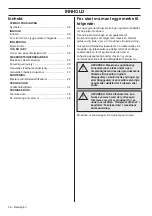 Предварительный просмотр 36 страницы Jonsered DT600 Operator'S Manual