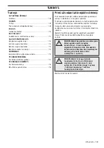 Предварительный просмотр 149 страницы Jonsered DT600 Operator'S Manual