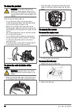 Preview for 18 page of Jonsered FR 2312 M Operator'S Manual