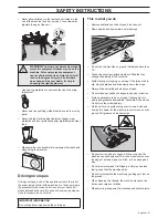 Предварительный просмотр 9 страницы Jonsered FR2216 FA2 Operator'S Manual